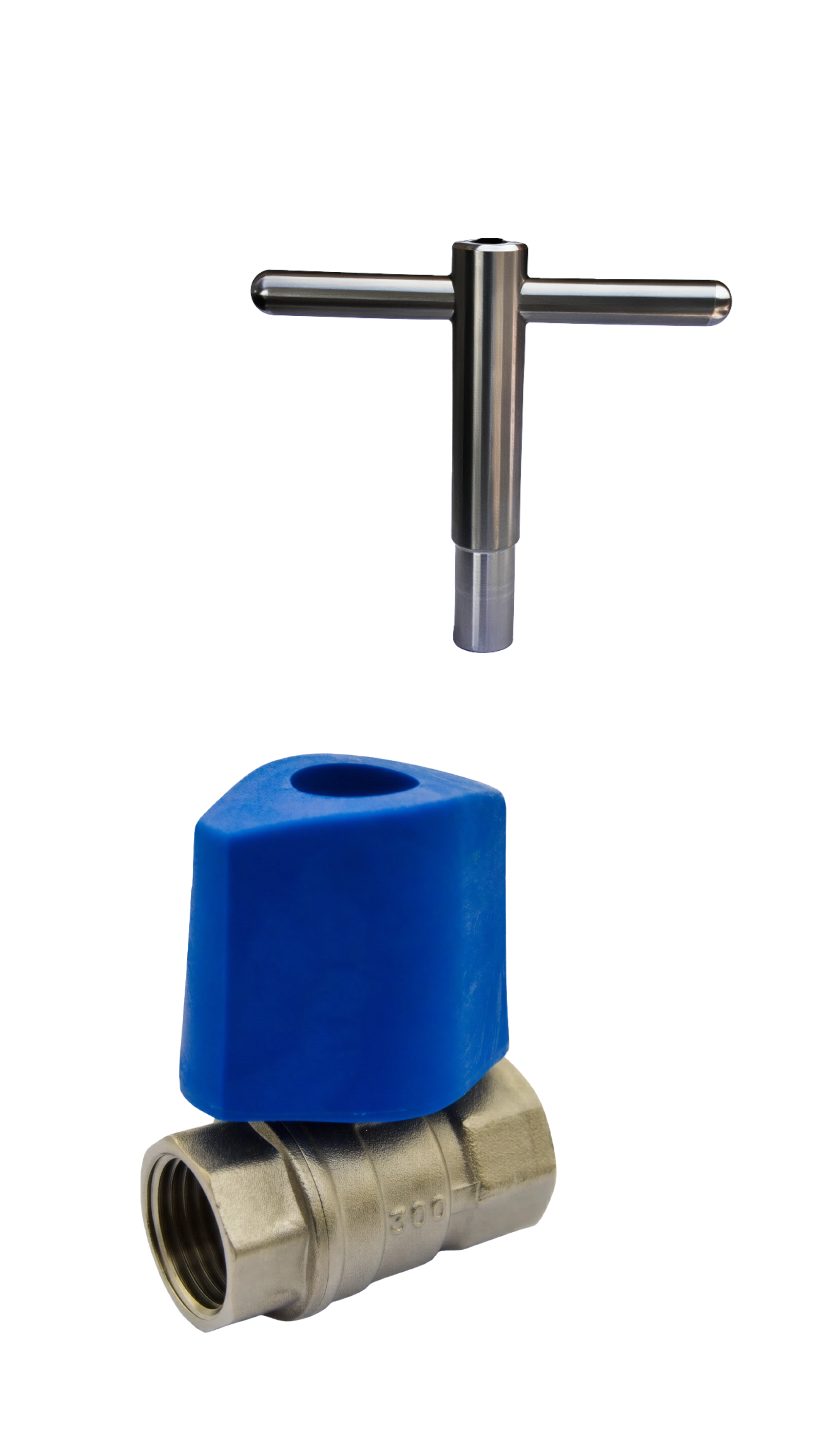 Válvula restrictora con manija de polipropileno